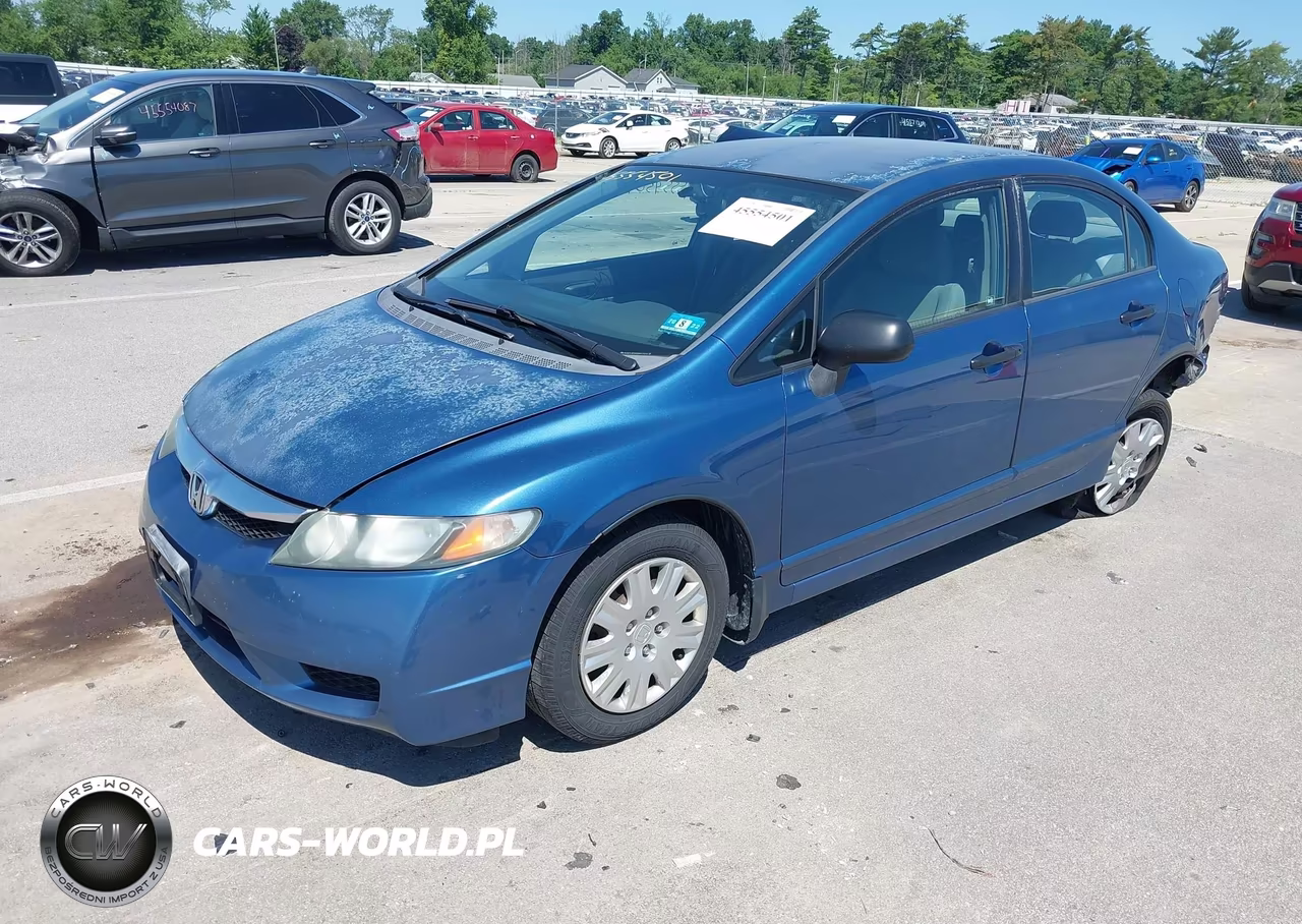 2010 Honda Civic Vp VIN:2HGFA1F34AH581371 - 2