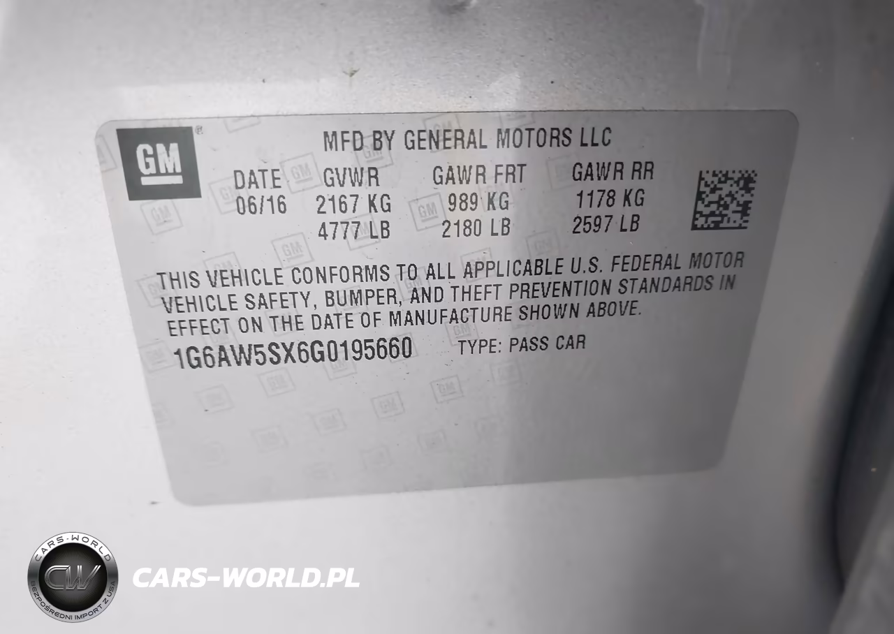 2016 Cadillac Cts Standard VIN:1G6AW5SX6G0195660 - 9