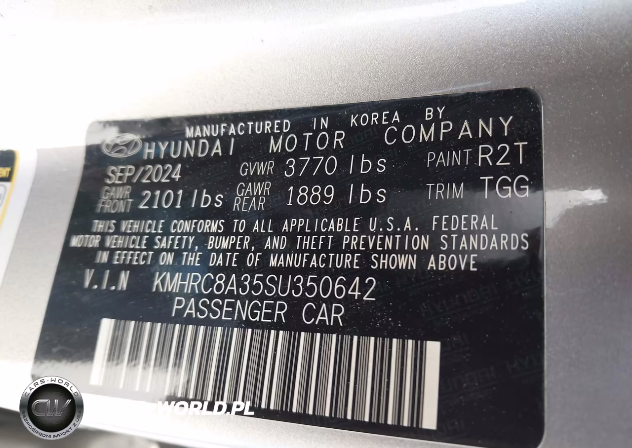2025 Hyundai Venue Sel VIN:KMHRC8A35SU350642 - 9