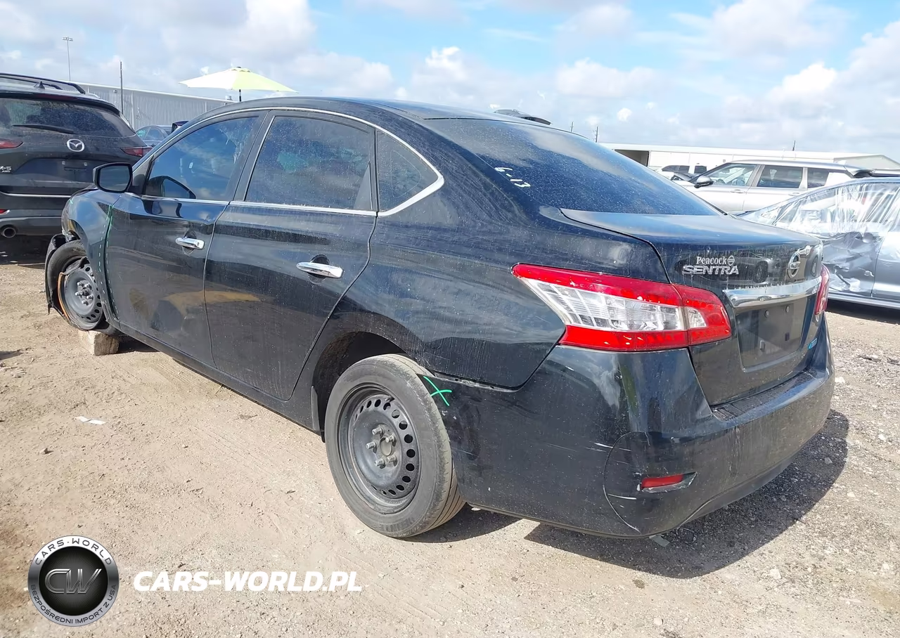 2013 Nissan Sentra Sv VIN:3N1AB7AP5DL560997 - 3
