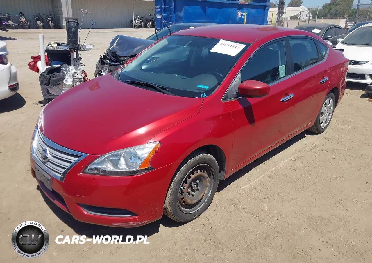 2013 Nissan Sentra Sv VIN:3N1AB7AP3DL776637 - 2