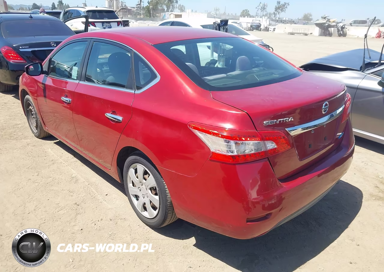 2013 Nissan Sentra Sv VIN:3N1AB7AP3DL776637 - 3