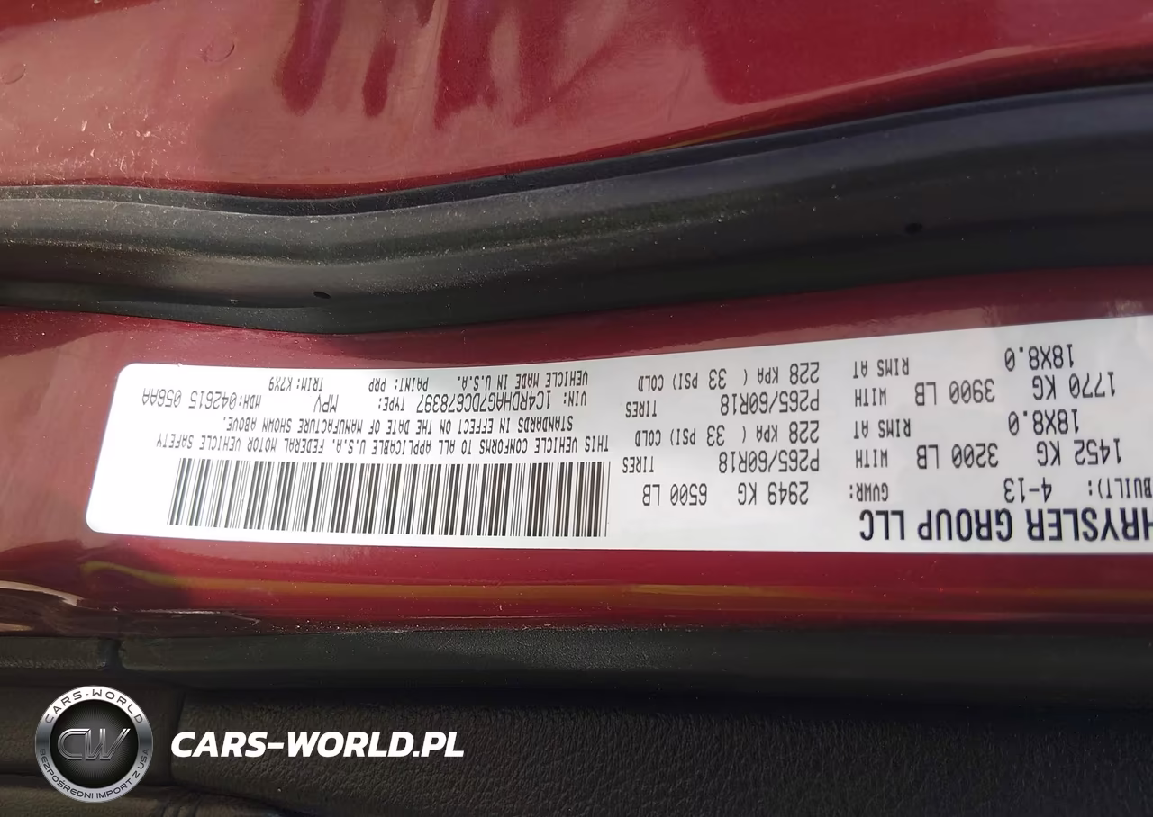 2013 Dodge Durango Sxt VIN:1C4RDHAG7DC678397 - 9