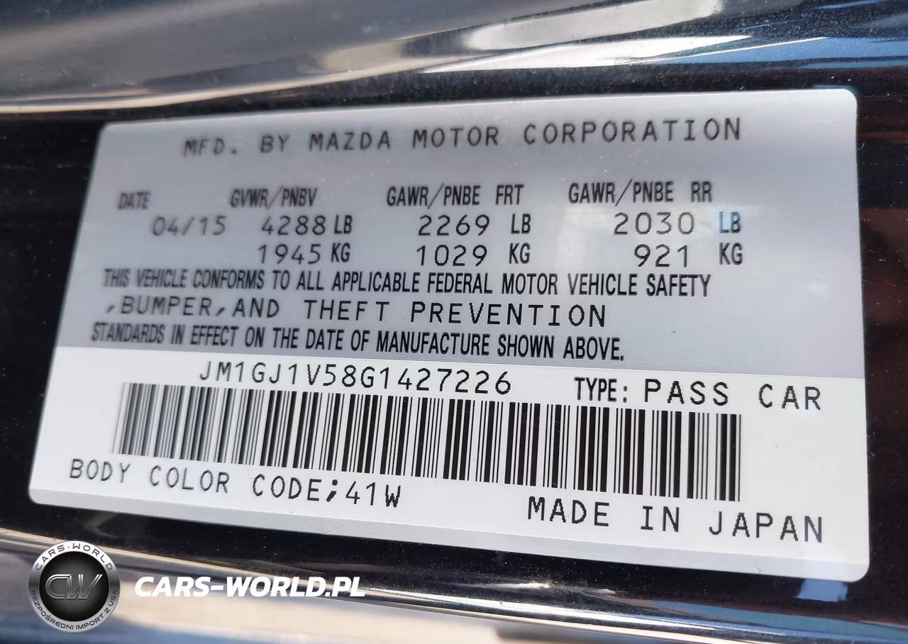2016 Mazda Mazda6 I Touring VIN:JM1GJ1V58G1427226 - 9