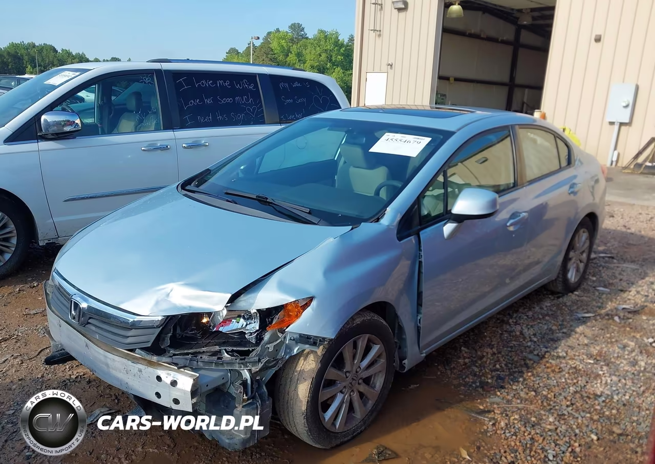 2012 Honda Civic Ex VIN:19XFB2F82CE345720 - 2