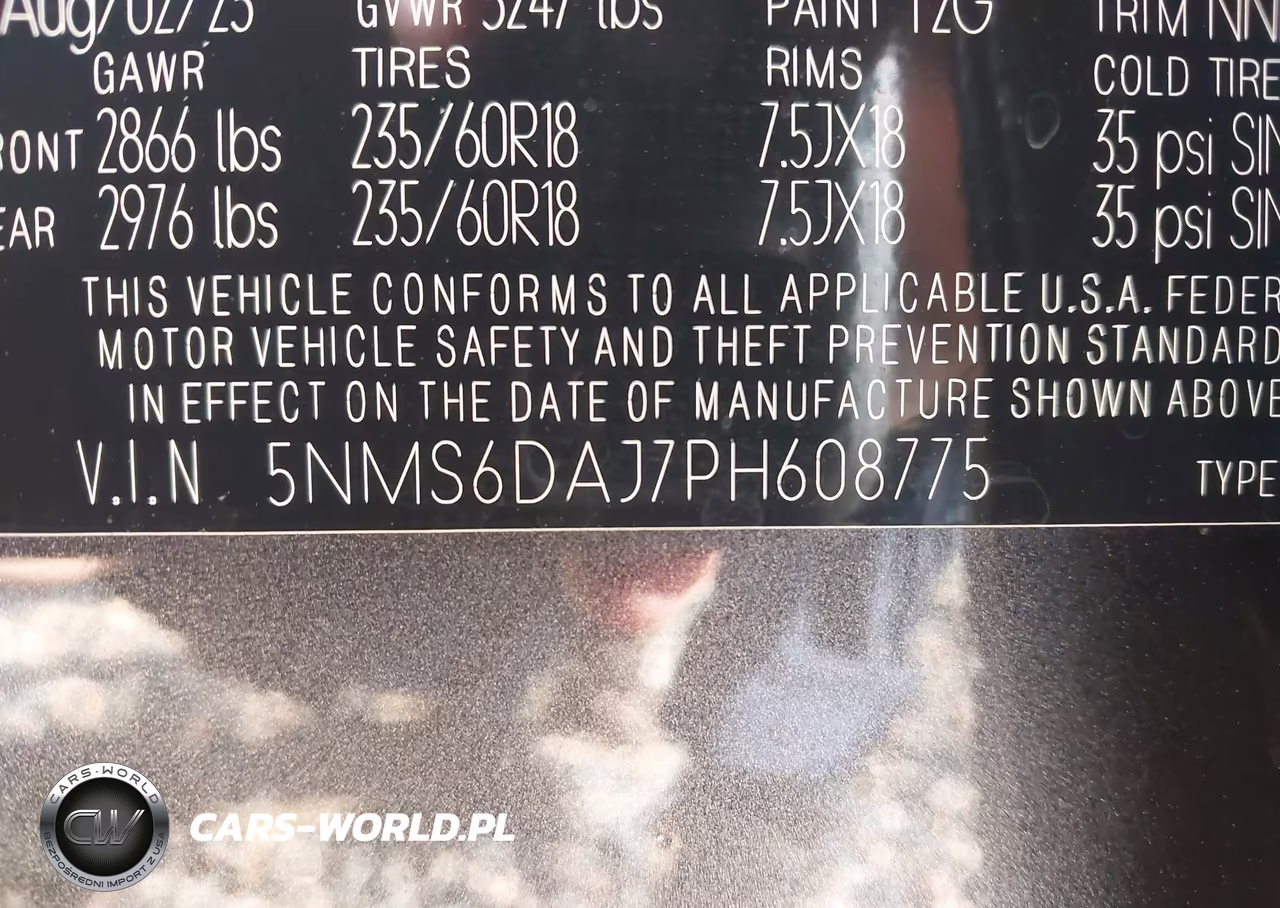2023 Hyundai Santa Fe Xrt VIN:5NMS6DAJ7PH608775 - 9