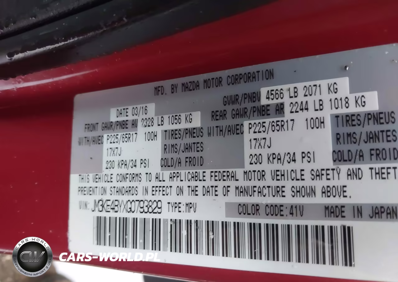 2016 Mazda Cx-5 Sport VIN:JM3KE4BYXG0793829 - 9