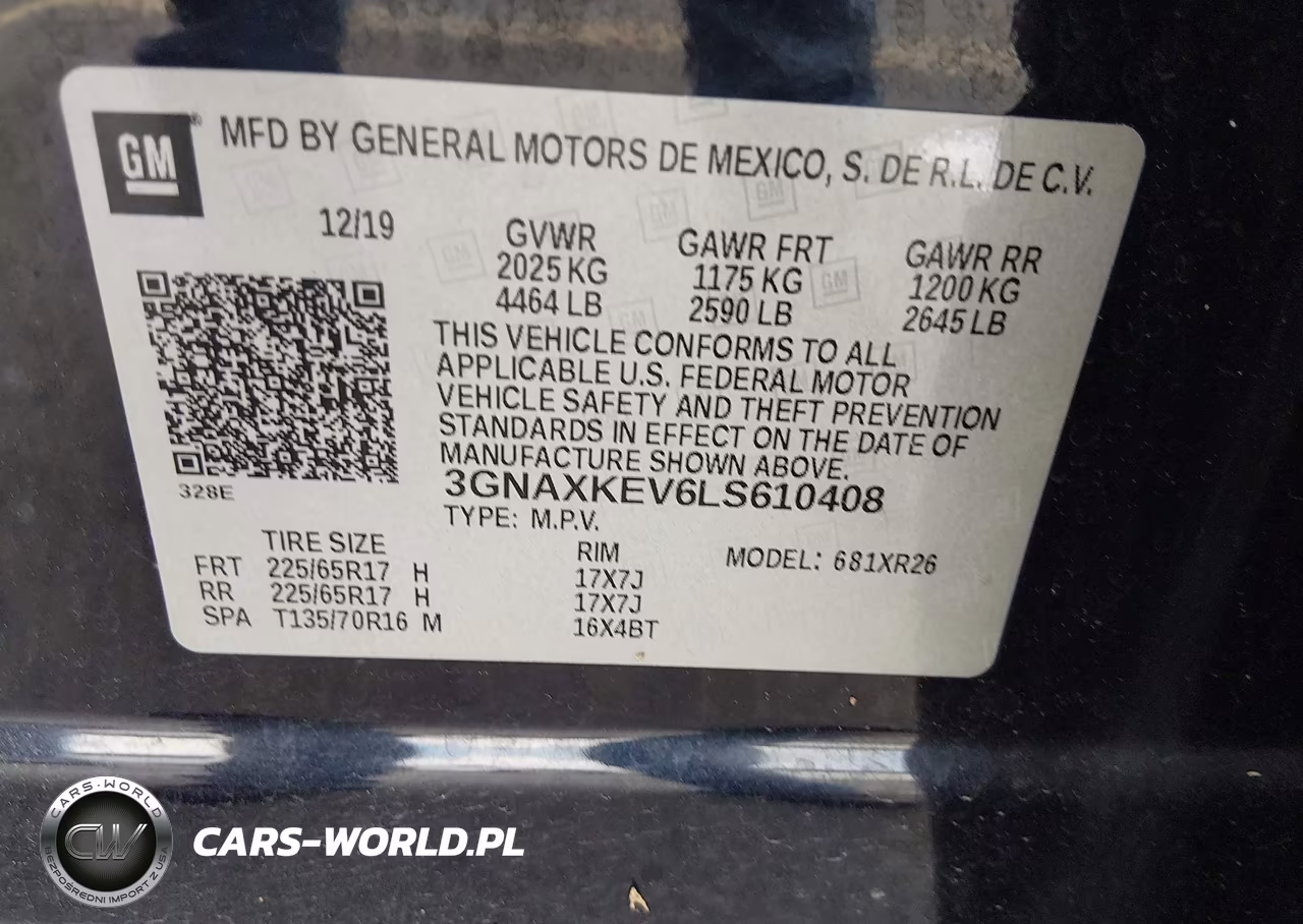 2020 Chevrolet Equinox Fwd Lt 1.5L Turbo VIN:3GNAXKEV6LS610408 - 9