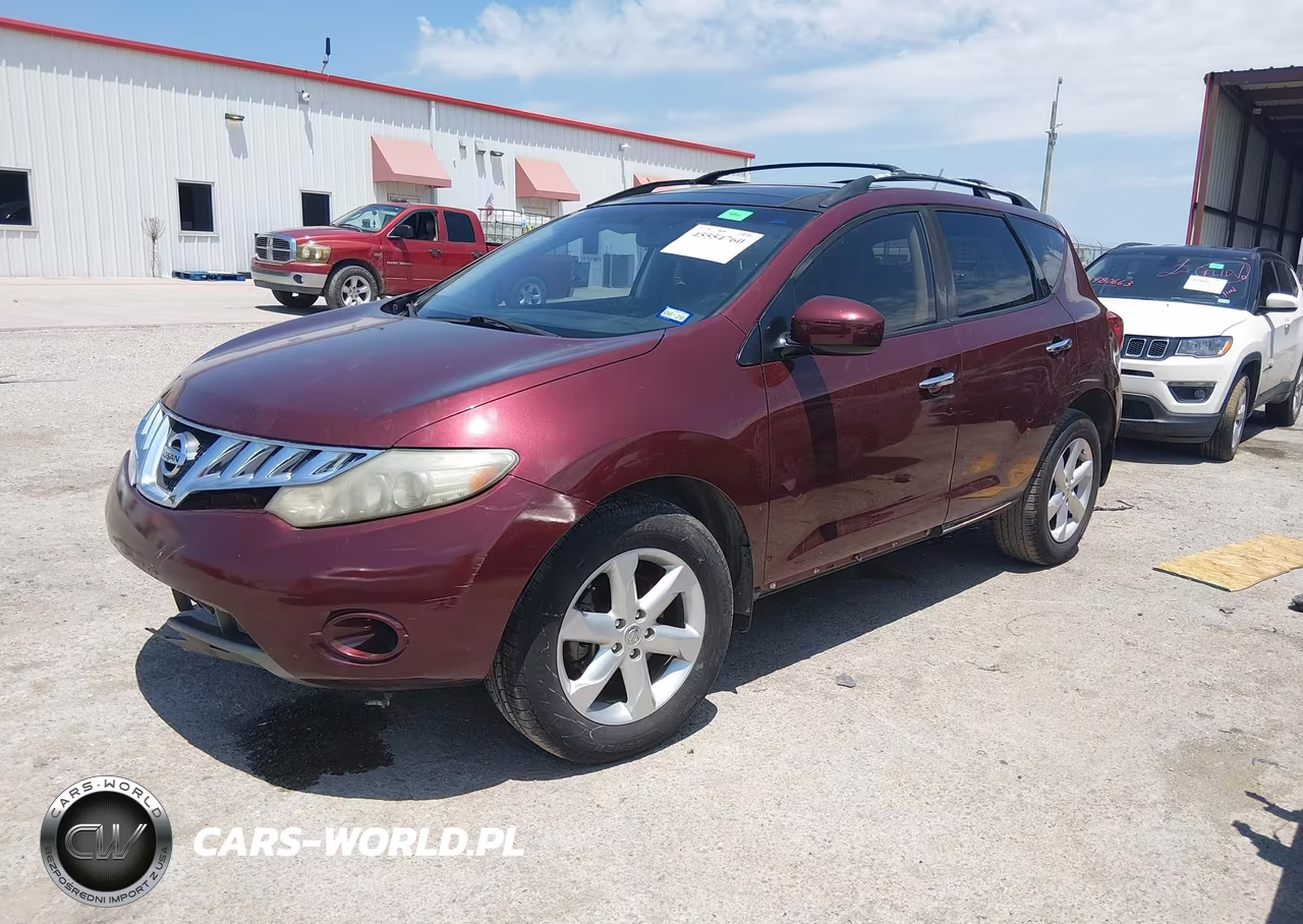 2010 Nissan Murano Sl VIN:JN8AZ1MW5AW116246 - 2