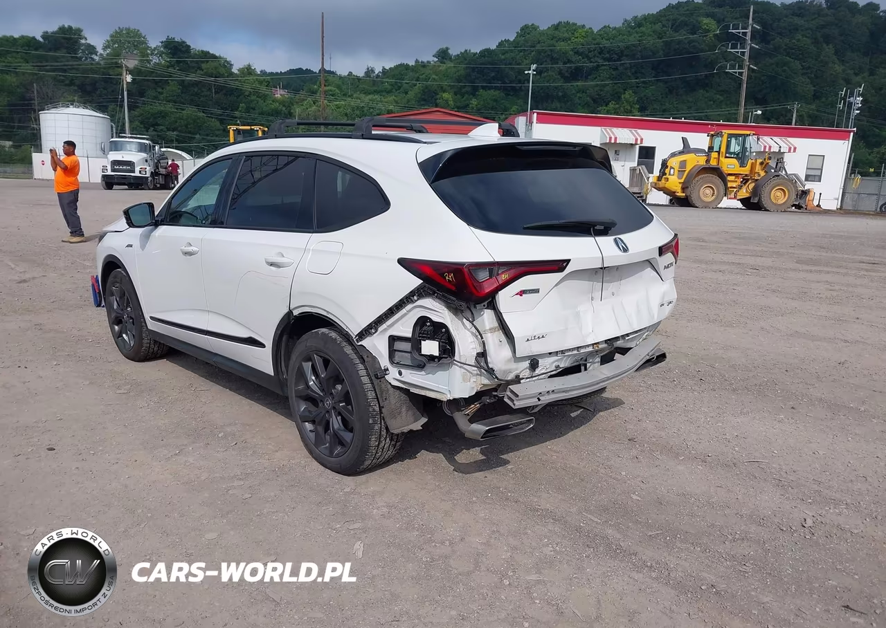 2022 Acura Mdx A-Spec Package VIN:5J8YE1H07NL011387 - 3