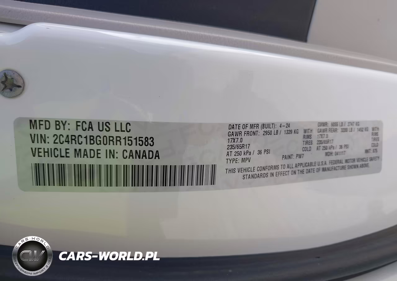 2024 Chrysler Pacifica Touring L VIN:2C4RC1BG0RR151583 - 9
