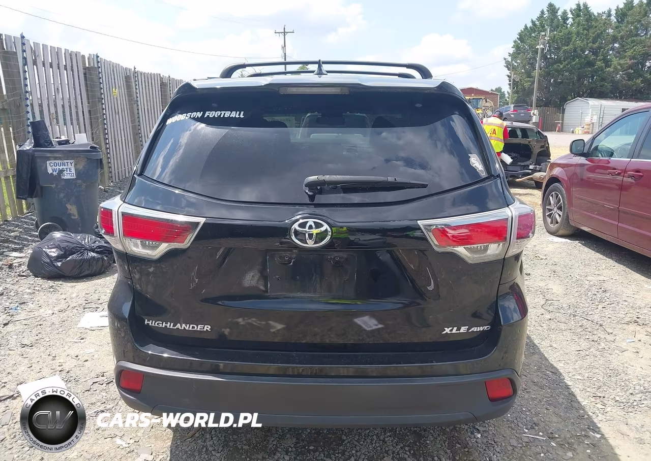 2015 Toyota Highlander Xle V6 VIN:5TDJKRFH7FS182821 - 16