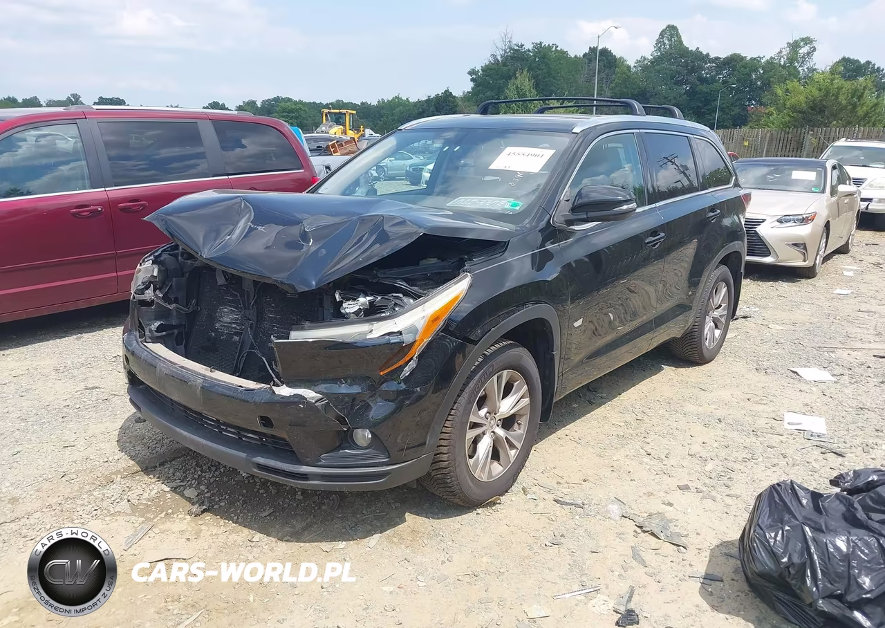 2015 Toyota Highlander Xle V6 VIN:5TDJKRFH7FS182821 - 2