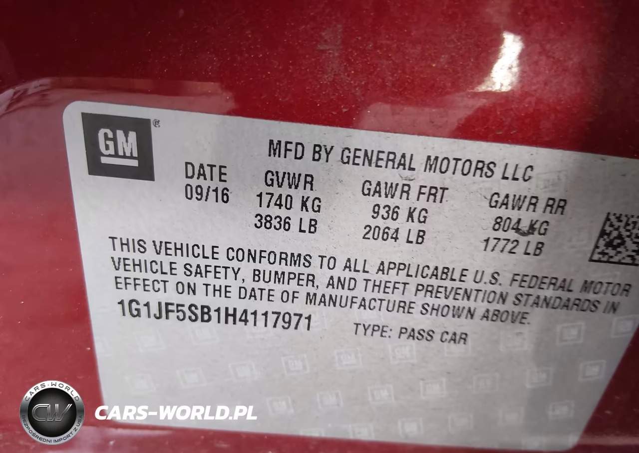 2017 Chevrolet Sonic Premier Auto VIN:1G1JF5SB1H4117971 - 9