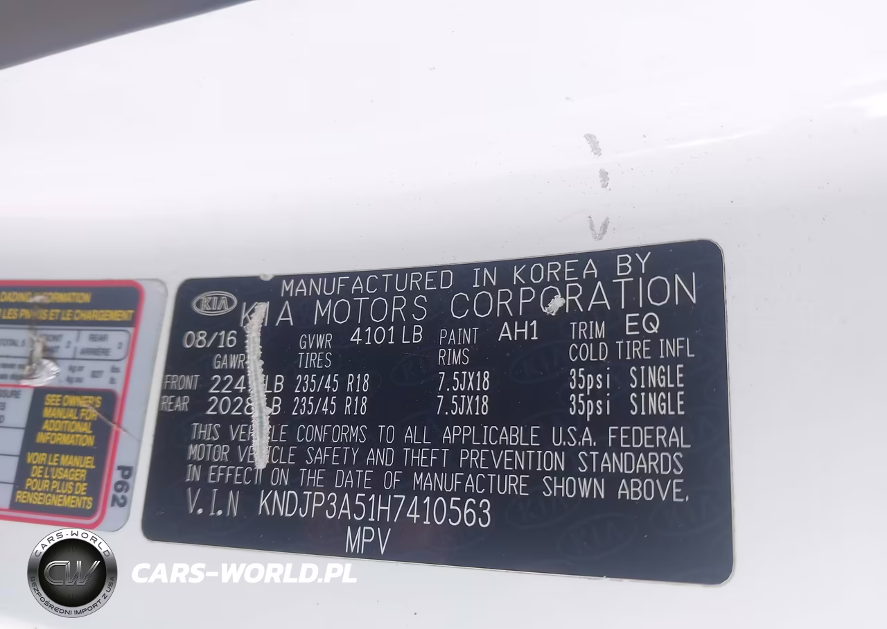 2017 Kia Soul + VIN:KNDJP3A51H7410563 - 9