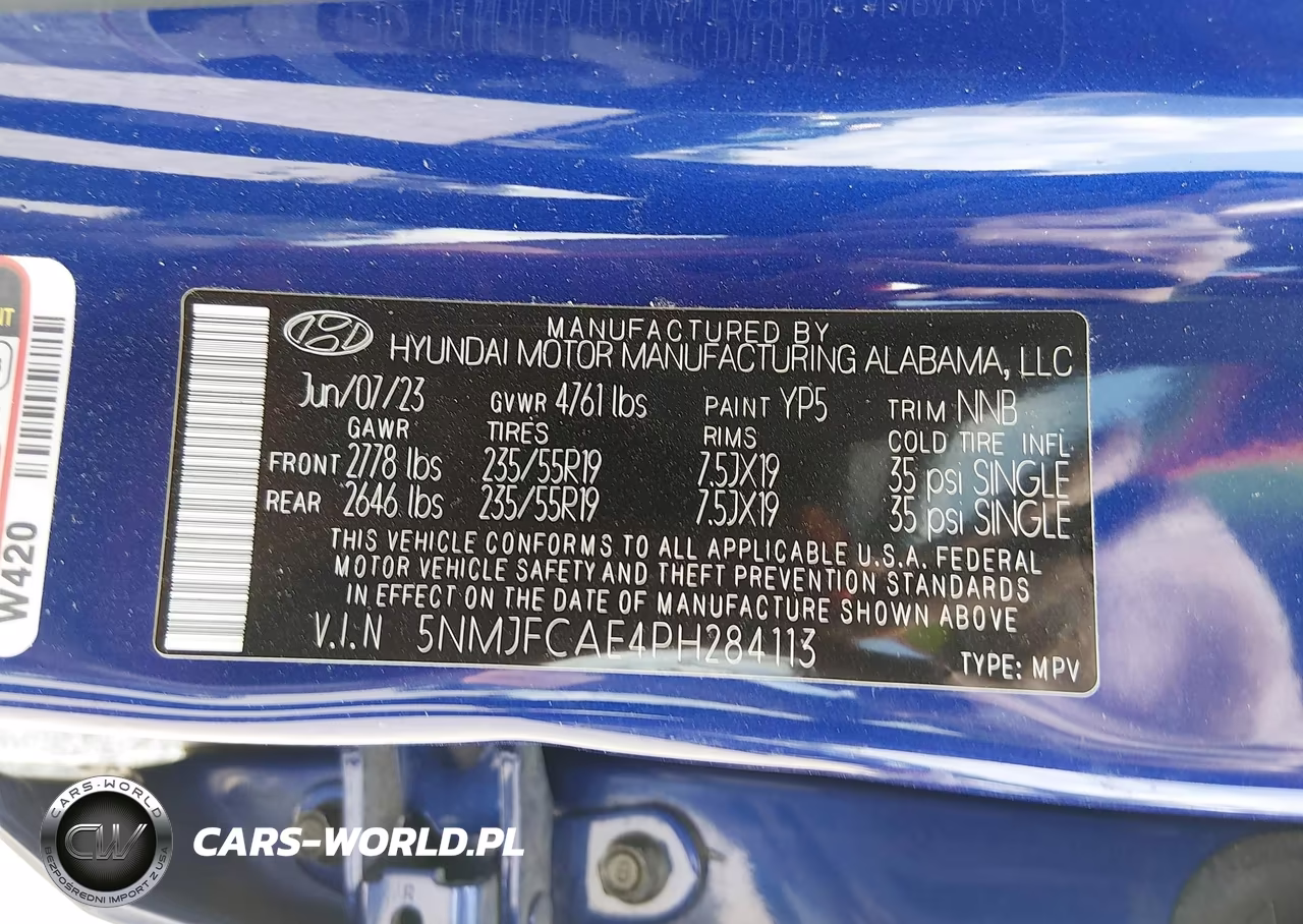 2023 Hyundai Tucson Sel VIN:5NMJFCAE4PH284113 - 9