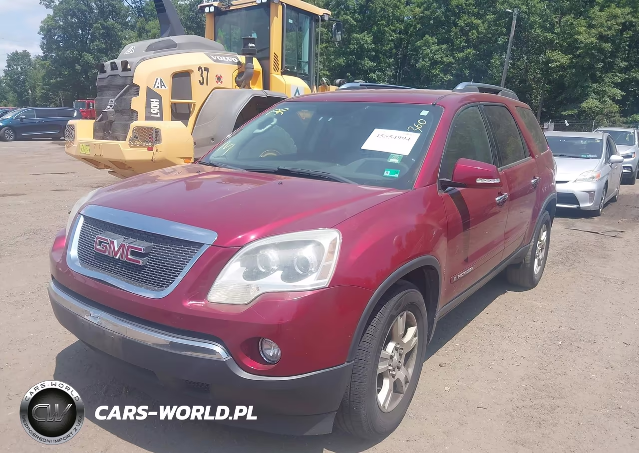 2008 GMC Acadia Slt-1 VIN:1GKER23768J205025 - 2