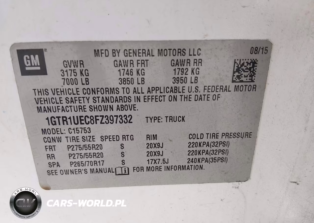 2015 GMC Sierra 1500 Sle VIN:1GTR1UEC8FZ397332 - 9