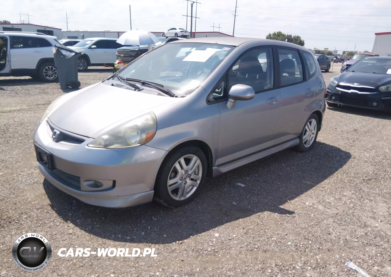 2007 Honda Fit Sport VIN:JHMGD38617S055017 - 2