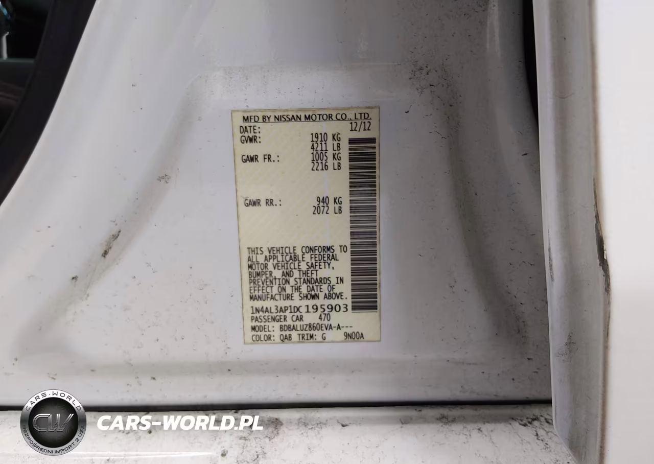 2013 Nissan Altima 2.5 Sv VIN:1N4AL3AP1DC195903 - 9