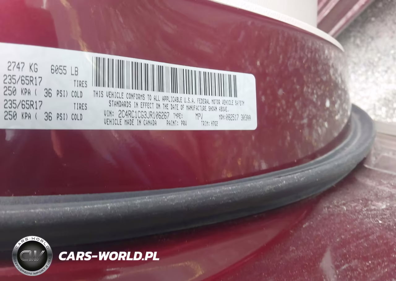 2018 Chrysler Pacifica Lx VIN:2C4RC1CG3JR106267 - 9