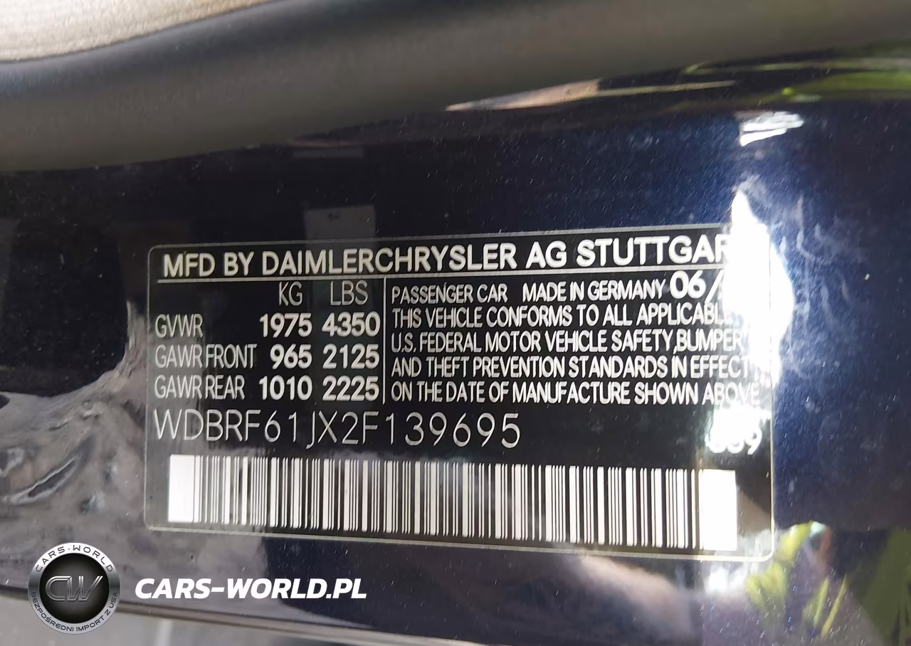 2002 Mercedes-Benz C 240 VIN:WDBRF61JX2F139695 - 8