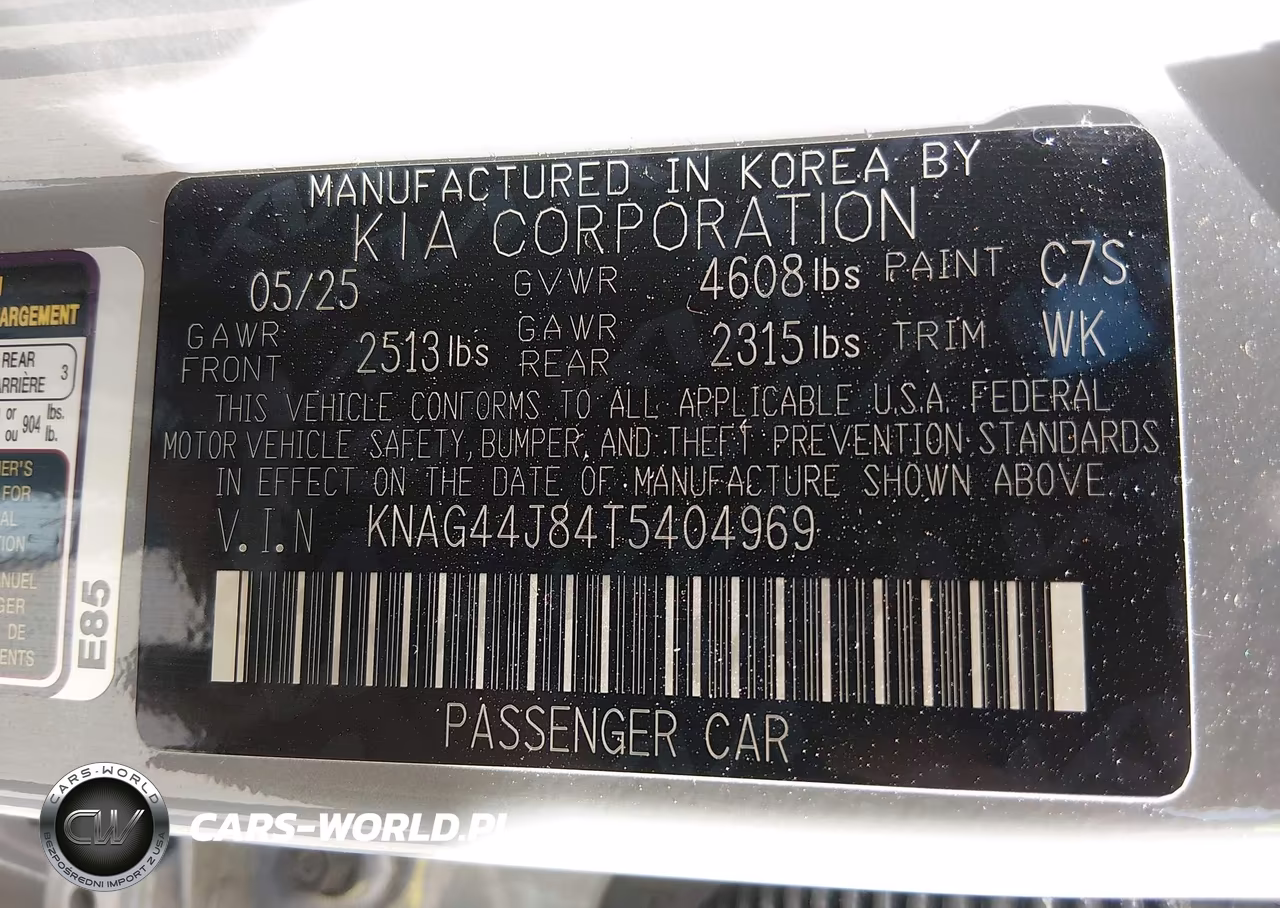 2026 Kia K5 Gt VIN:KNAG44J84T5404969 - 9