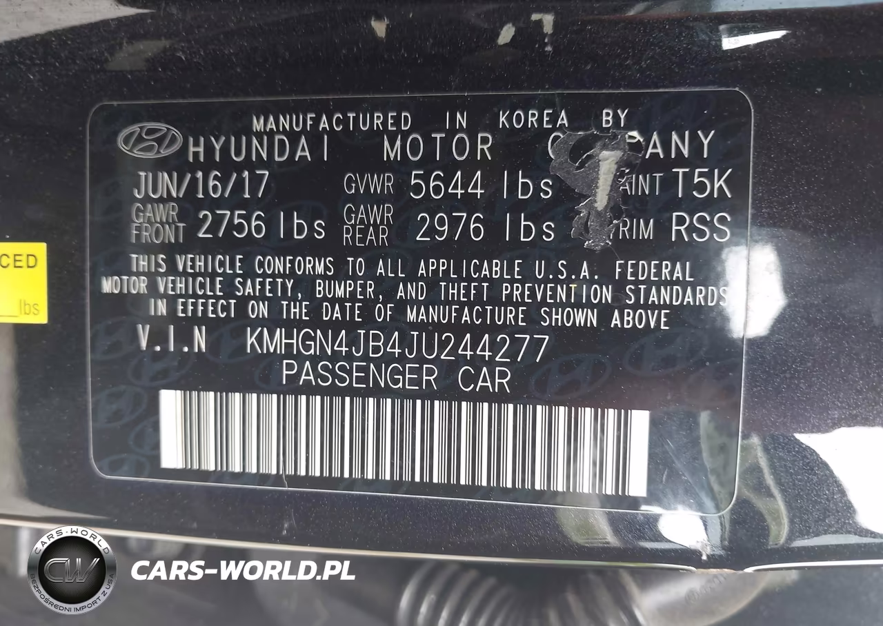 2018 Genesis G80 3.3T Sport VIN:KMHGN4JB4JU244277 - 9