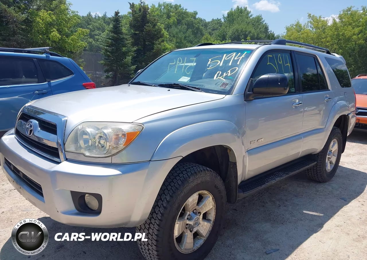 2007 Toyota 4Runner Sr5 VIN:JTEBU14R670121018 - 2