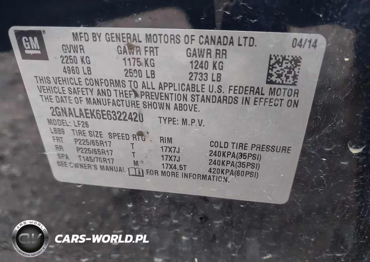 2014 Chevrolet Equinox Ls VIN:2GNALAEK6E6322420 - 9