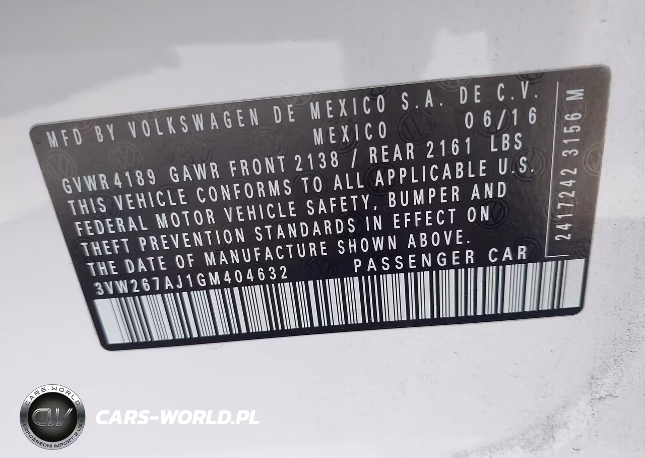 2016 Volkswagen Jetta 1.4T S VIN:3VW267AJ1GM404632 - 9
