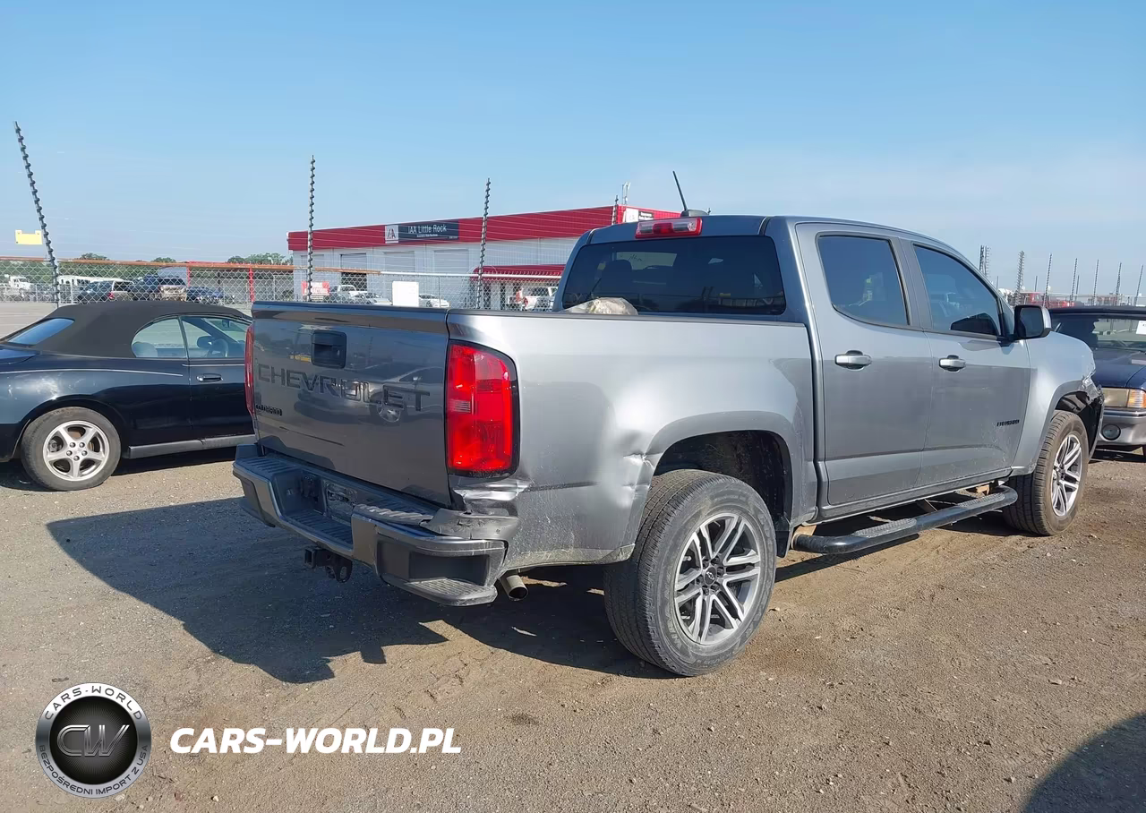 2021 Chevrolet Colorado 2Wd Short Box Wt VIN:1GCGSBEAXM1125514 - 4