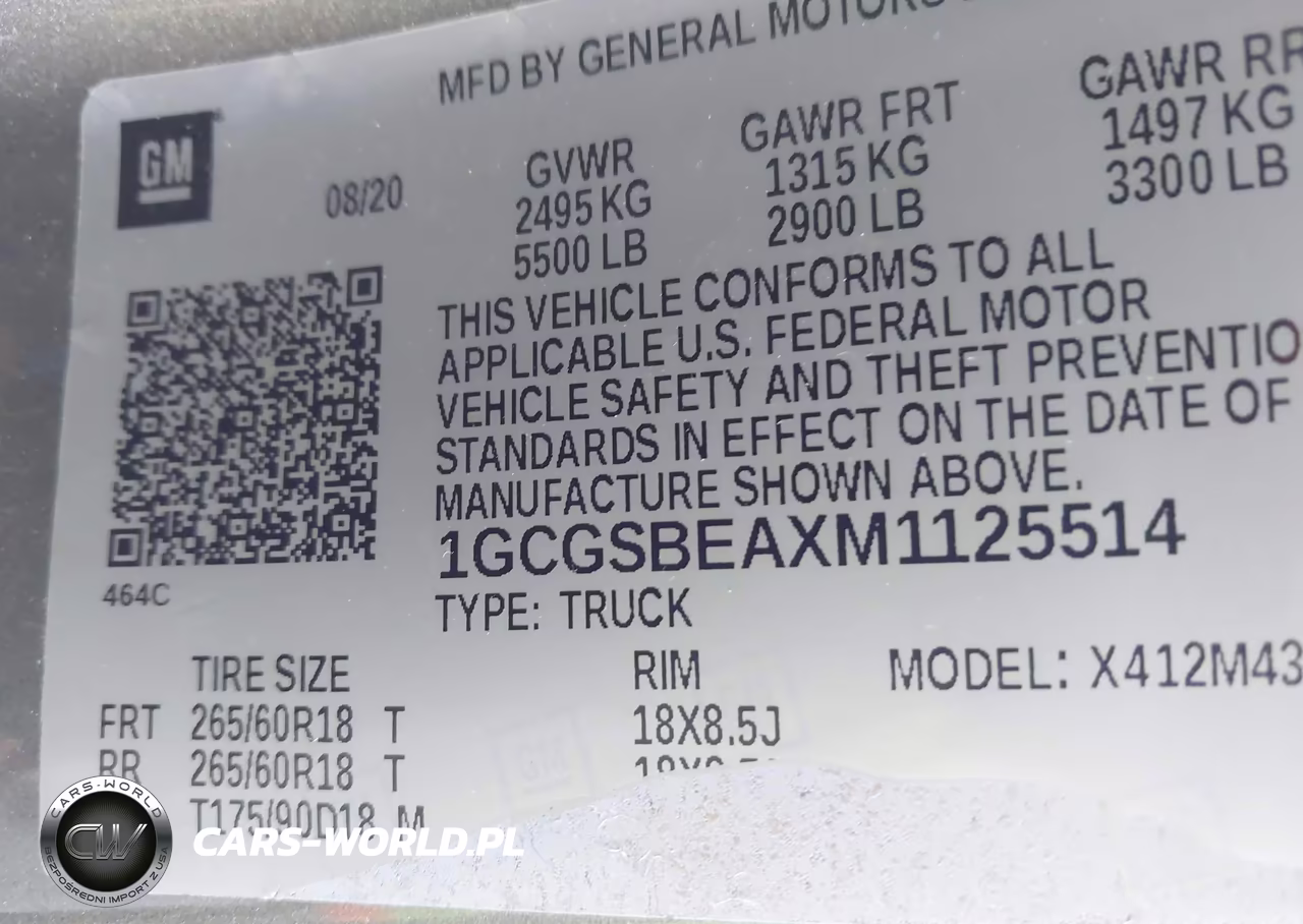 2021 Chevrolet Colorado 2Wd Short Box Wt VIN:1GCGSBEAXM1125514 - 9