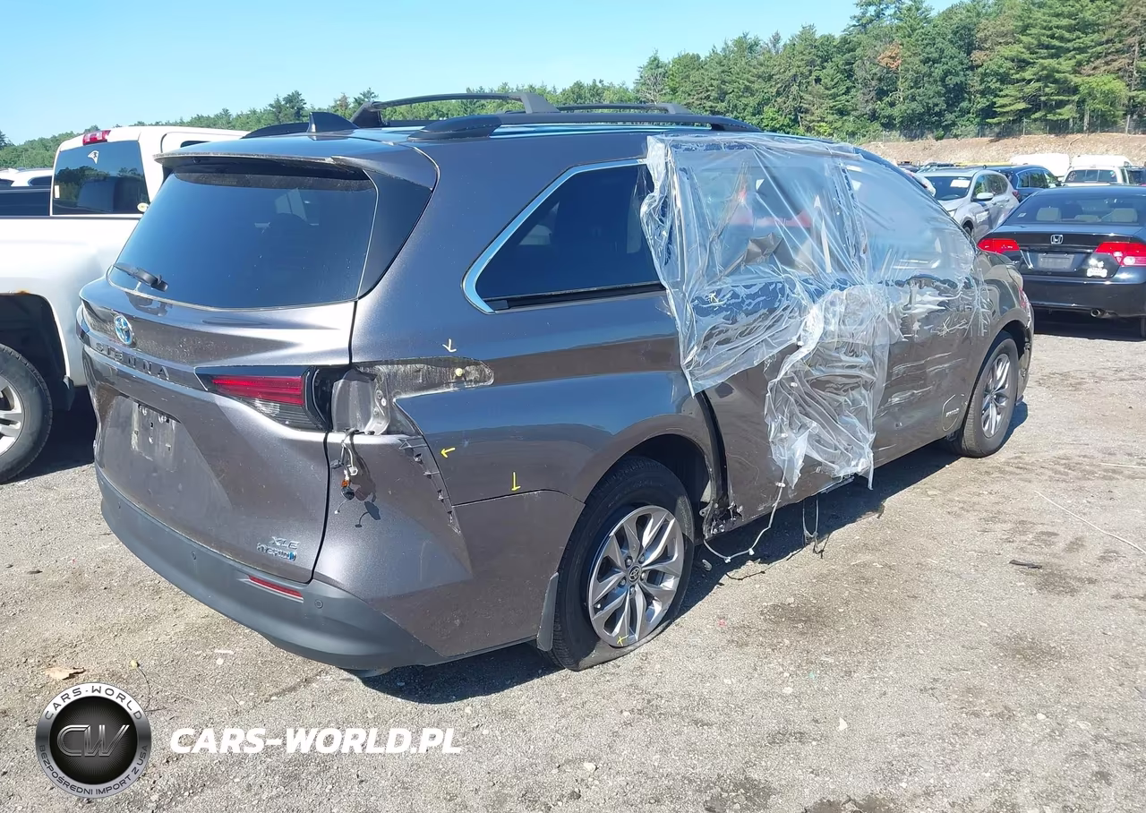 2021 Toyota Sienna Xle VIN:5TDYSKFC4MS037663 - 4