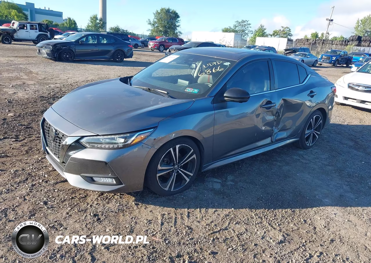 2020 Nissan Sentra Sr Xtronic Cvt VIN:3N1AB8DV2LY256866 - 2