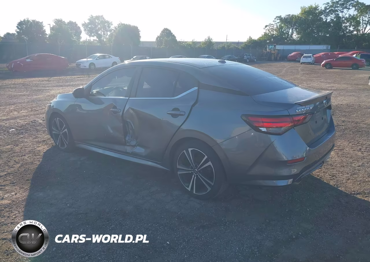 2020 Nissan Sentra Sr Xtronic Cvt VIN:3N1AB8DV2LY256866 - 3