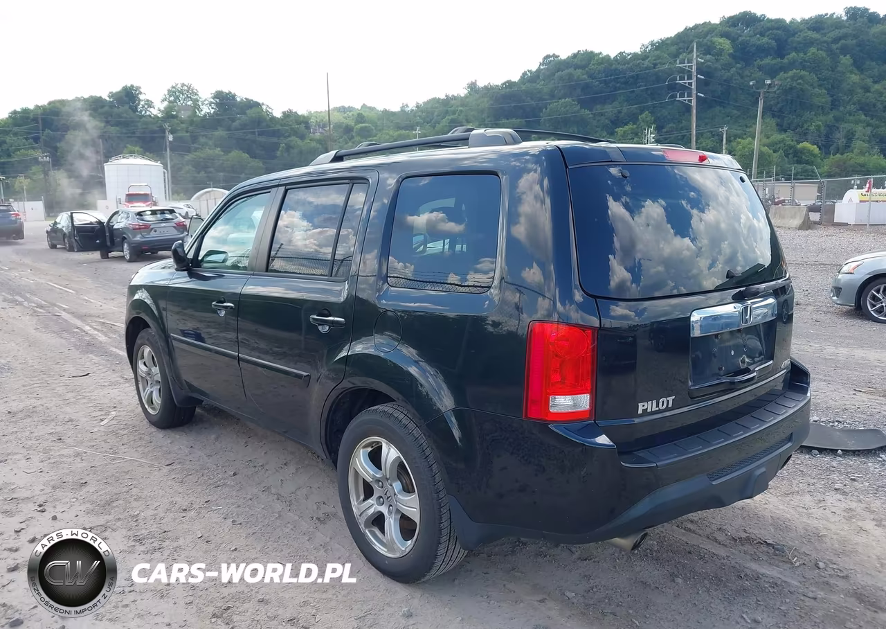 2012 Honda Pilot Ex-L VIN:5FNYF4H61CB073983 - 3