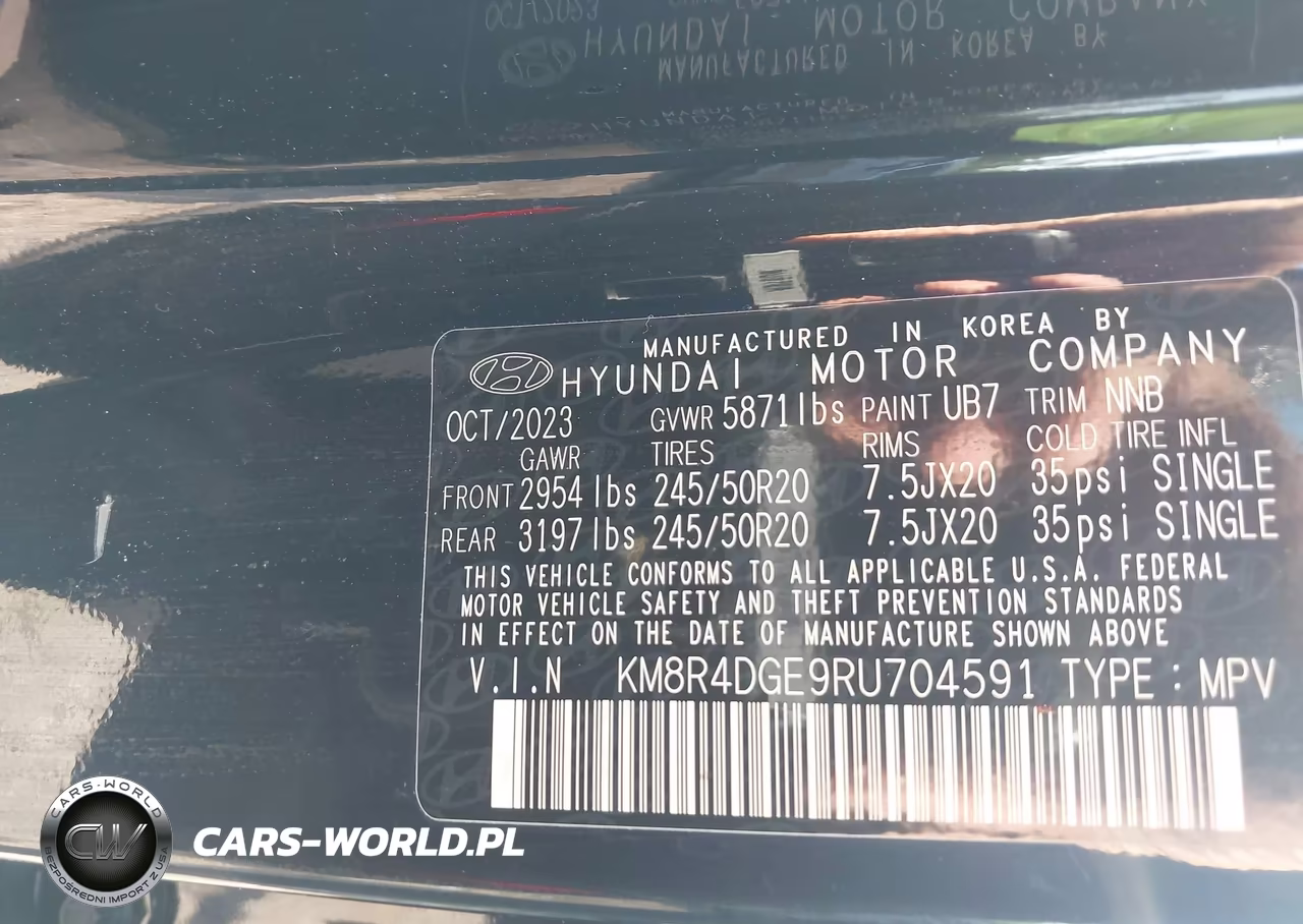 2024 Hyundai Palisade Sel VIN:KM8R4DGE9RU704591 - 9