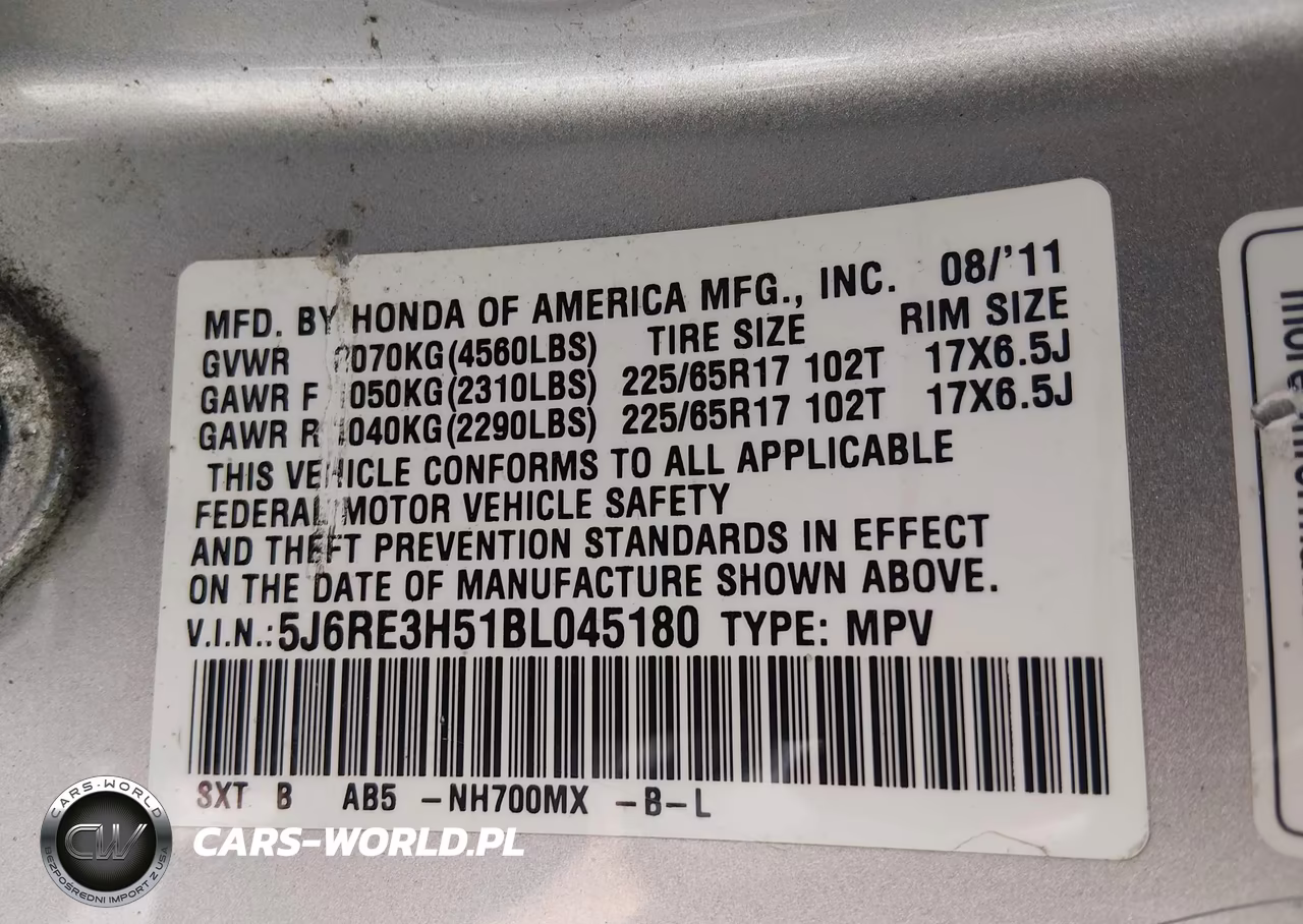2011 Honda Cr-V Ex VIN:5J6RE3H51BL045180 - 9