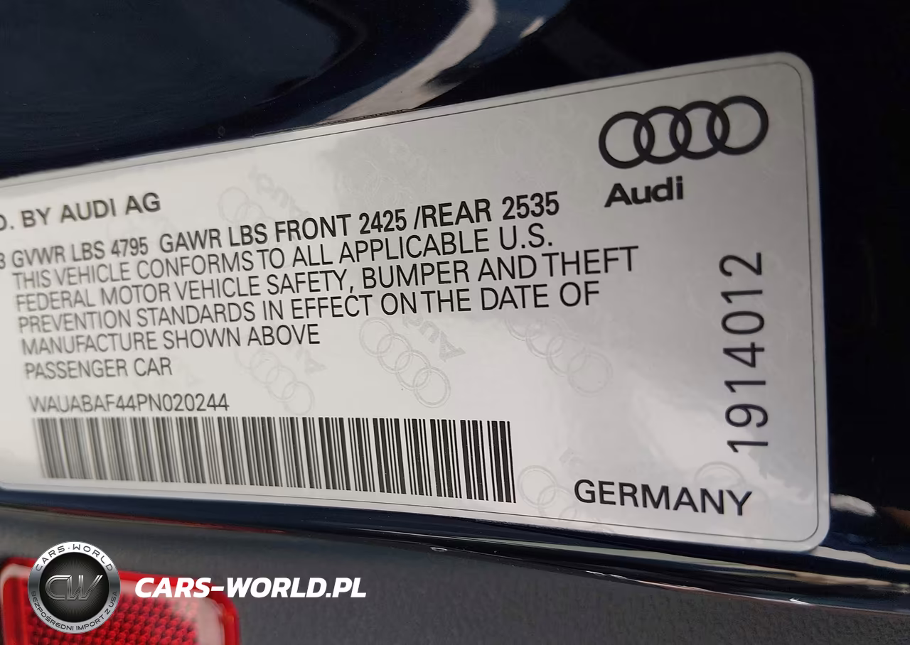2023 Audi A4 Premium 40 Tfsi Quattro S Tronic VIN:WAUABAF44PN020244 - 9