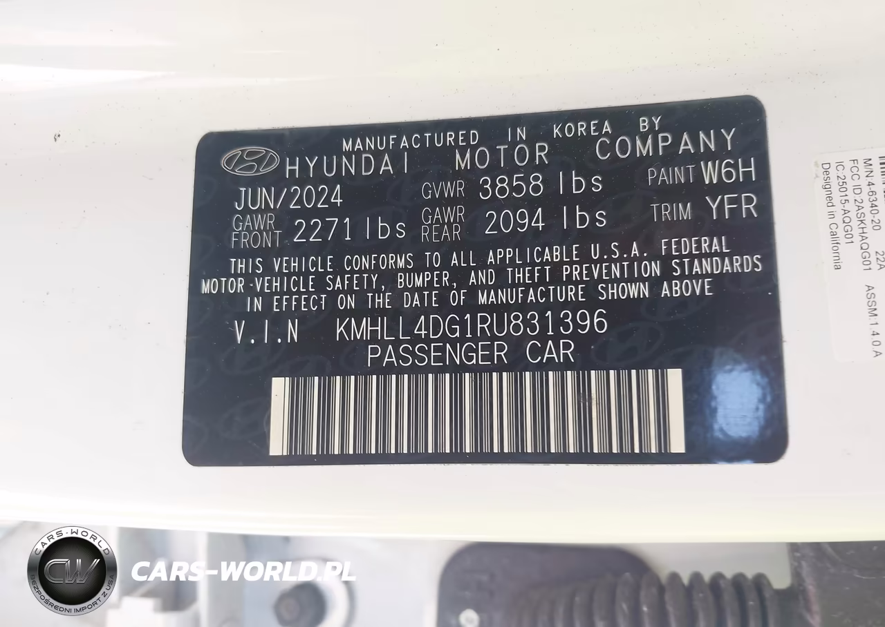 2024 Hyundai Elantra Se VIN:KMHLL4DG1RU831396 - 9