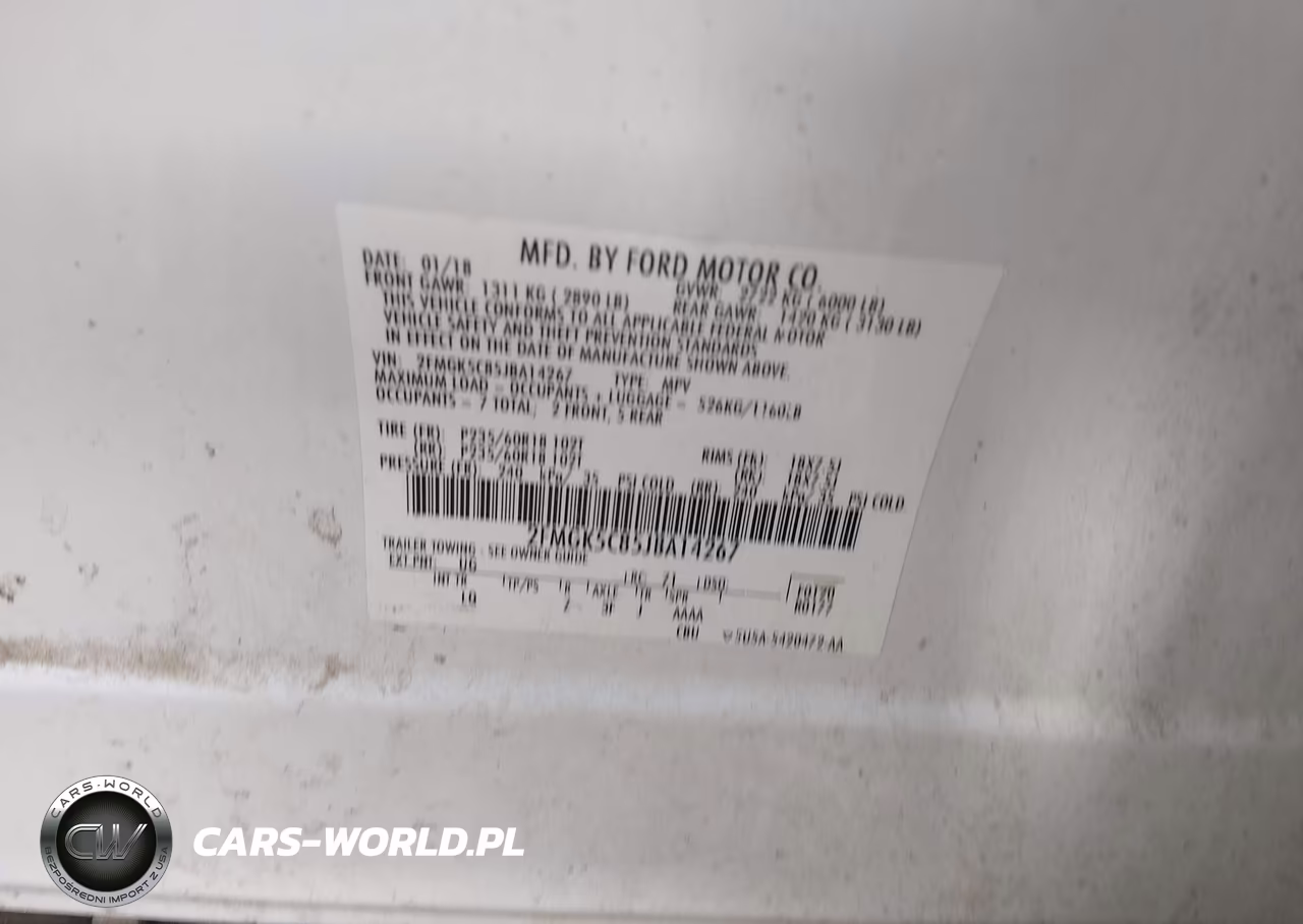2018 Ford Flex Sel VIN:2FMGK5C85JBA14267 - 9