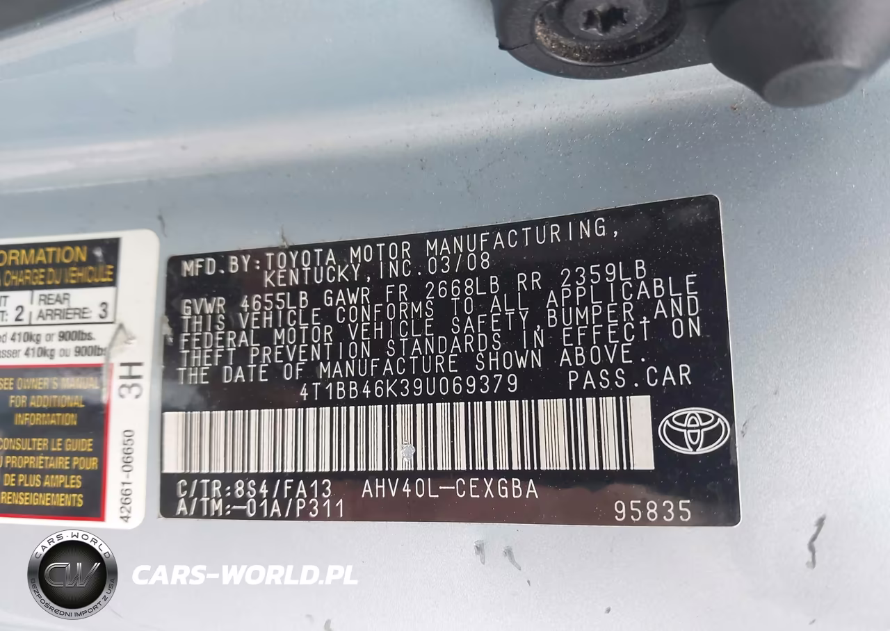 2009 Toyota Camry Hybrid VIN:4T1BB46K39U069379 - 9