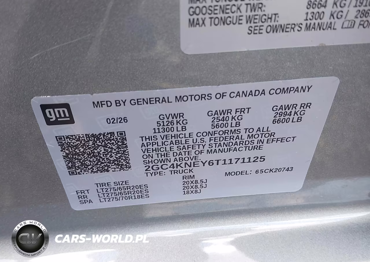 2026 Chevrolet Silverado 2500 Hd , Standard Bed, Lt, 4Wd VIN:2GC4KNEY6T1171125 - 8