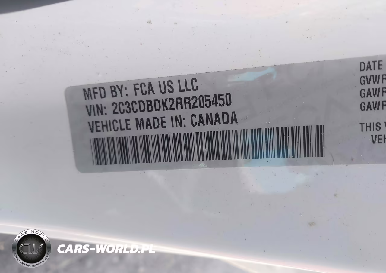 2024 Dodge Charger Daytona Scat Pack Awd VIN:2C3CDBDK2RR205450 - 9