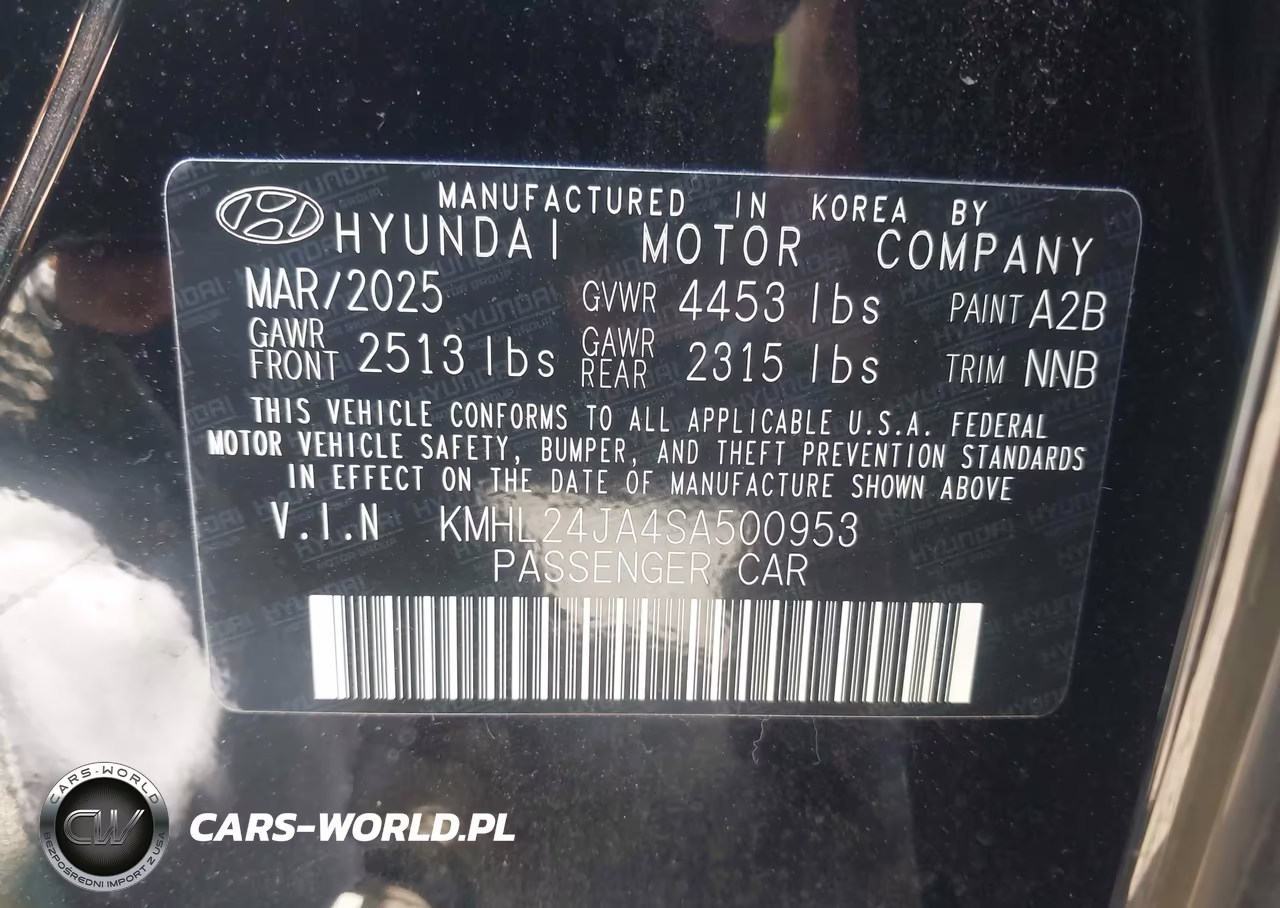 2025 Hyundai Sonata Se VIN:KMHL24JA4SA500953 - 9