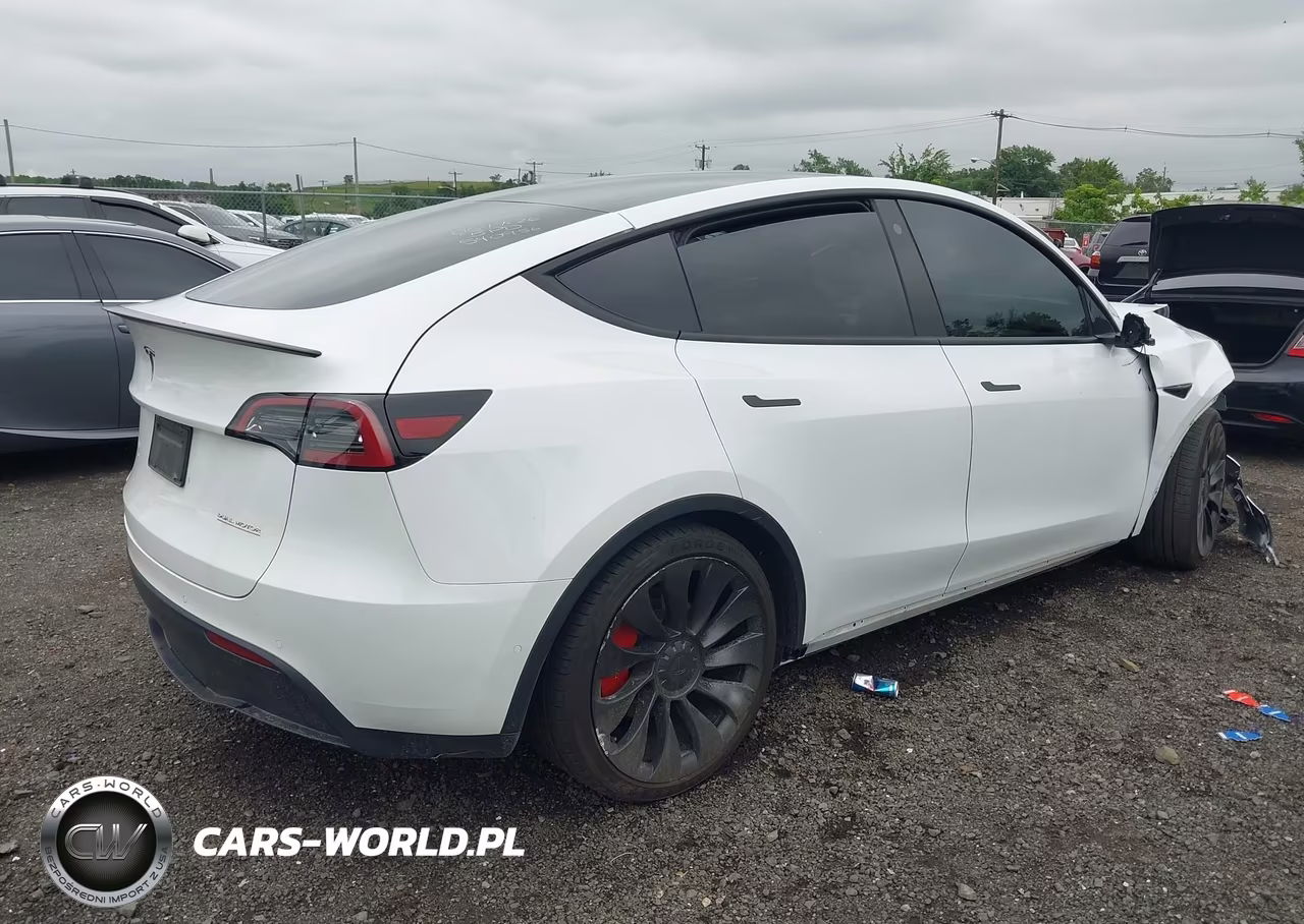 2022 Tesla Model Y Performance Dual Motor All-Wheel Drive VIN:7SAYGDEF1NF540956 - 4