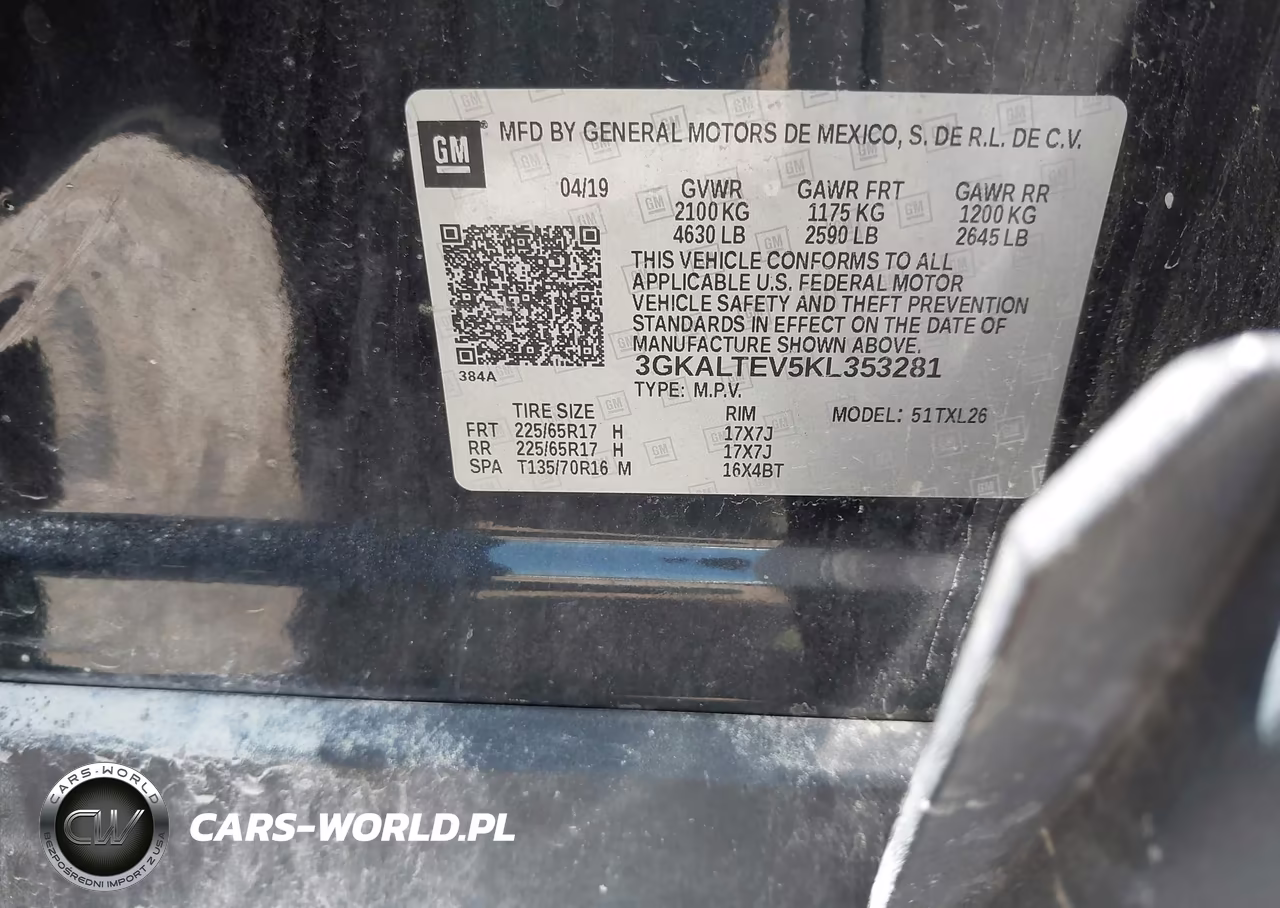 2019 GMC Terrain Sle VIN:3GKALTEV5KL353281 - 9
