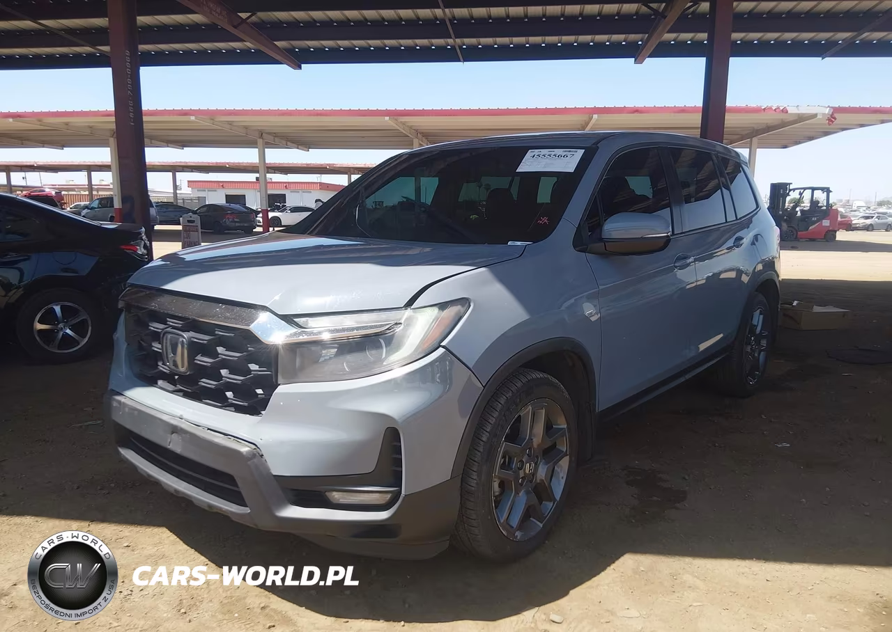 2022 Honda Passport 2Wd Ex-L VIN:5FNYF7H56NB003956 - 2