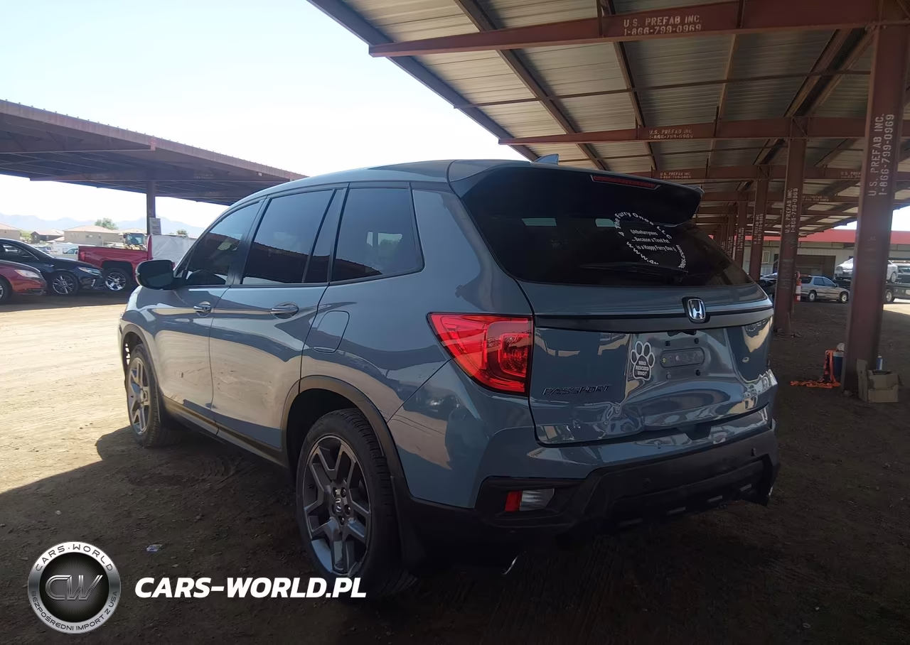 2022 Honda Passport 2Wd Ex-L VIN:5FNYF7H56NB003956 - 3